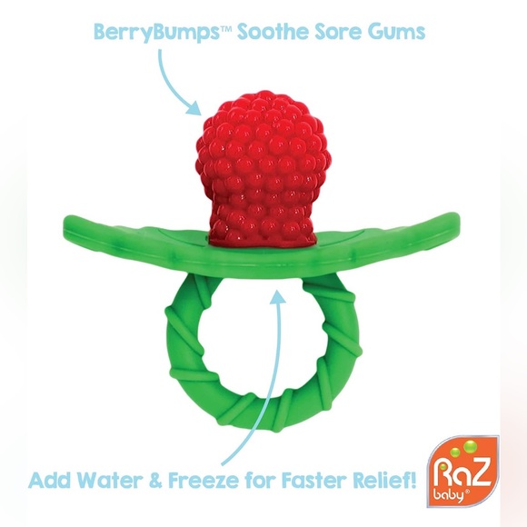 New Baby Shark - RaZbuddy RaZberry Teether/Pacifier Holder - Picture 4 of 7